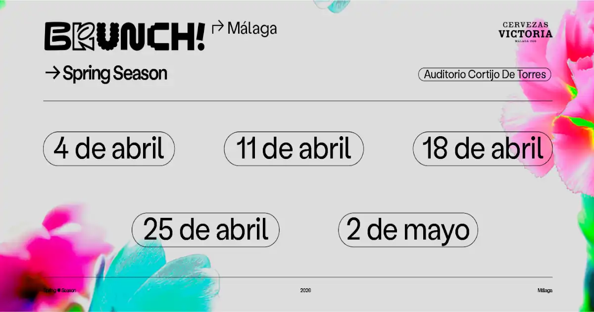 brunch electronik malaga abril 2026