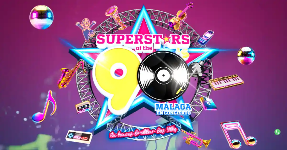programa entradas superstars 90 malaga