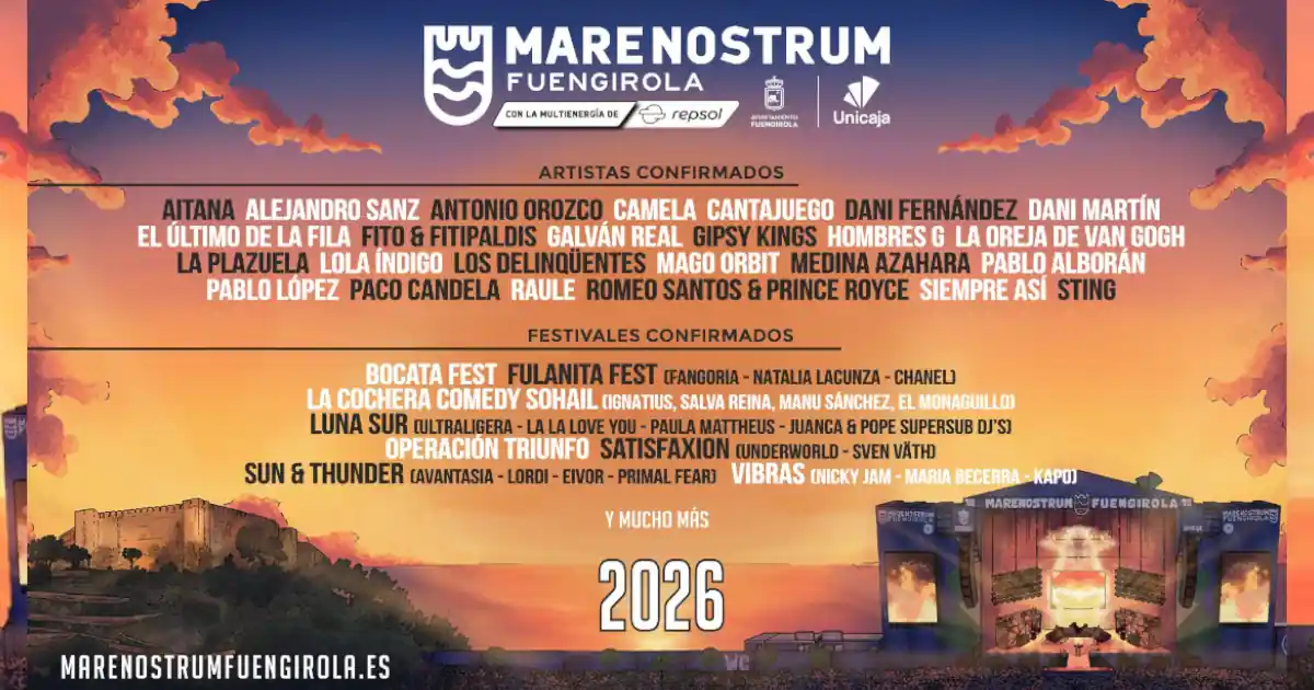 programa entradas marenostrum fuengirola 2026