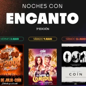 PROGRAMA Y ENTRADAS NOCHES CON ENCANTO COIN 2026