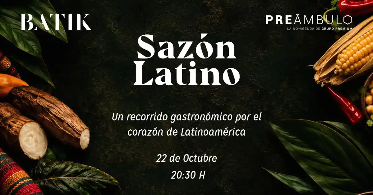 sazon latino evento batik octubre 2026
