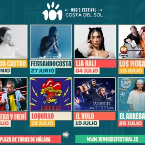 PROGRAMA Y ENTRADAS 101 MUSIC FESTIVAL MALAGA 2026